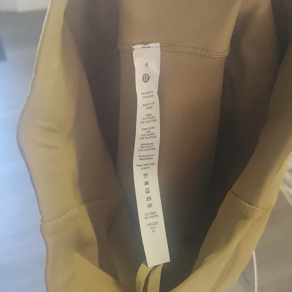 Lululemon SenseKnit High-Rise Running Tight 28" Auric Gold - Picture 6 of 7